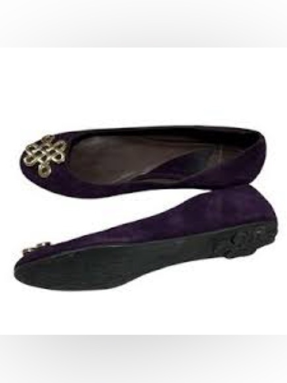 Diane Von Furstenberg plum Magnolia flats